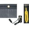 Buyers Products DTR7515 Aluminum Tarp System with Mesh Tarp, 7-1/2 x 15 Feet  Dump Body Tarp Kit, Heavy Duty Double-Stitched Hems, Brass Grommets, Telescoping Roller, Complete Hardware Included view 1