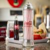 Tablecraft Coca-Cola Glass Straw Dispenser with Metal Lid, Small view 3