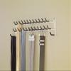 ClosetMaid Epoxy coated steel 8051 Tie and Belt Rack, White, 3.5 view 3