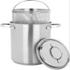 Demeyere RESTO Stainless Steel Asparagus/Pasta Cooker Set, 4.7-Quart, Silver view 4