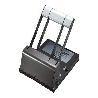 Bostitch 03200 Xtreme Duty 2-3 Hole Punch, 160-Sheet Capacity, Black/Silver