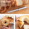 RADA Cutlery 6" Bread Knife (R136), Stainless Steel Serrated Blade, Made in USA, Silver Handle view 4