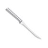 RADA Cutlery Tomato Slicer Knife (R126), 5" Stainless Steel Serrated Blade, Made in USA, Silver Handle view 1