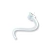 KitchenAid Spiral Coated Dough Hook - Fits Bowl-Lift models KV25G and KP26M1X, White view 1