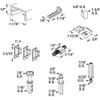 Prime-Line 161794 Bi-Fold Closet Track Kit, 36 In. Length, Steel Track, White (1 Kit) view 2