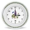 Portmeirion Botanic Garden 10.5-inch Wall Clock, Garden Lilac Motif - Fine Earthenware Silent Wall Clock, Chip-Resistant Glaze, Sophisticated Room & Farmhouse Kitchen Dcor Accent view 1