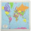 Painless Learning World Map Placemat view 1