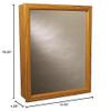 Zenith K16, Swing Door Medicine Cabinet, Oak view 3
