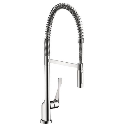 AXOR Citterio Chrome Commercial Kitchen Faucet, Kitchen Faucets with Pull Down Sprayer, Faucet for Kitchen Sink, Chrome 39840001