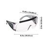 Allen Company Safety Glasses - Ballistic Eye Protection for Men and Women - Shooting Accessories that Work with Prescription Glasses - ANSI Z87.1 Impact Resistance - Clear view 2