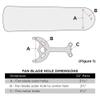 Westinghouse SL2P 7740600 52-Inch White Finish Replacement Fan Blade Arms, Five-Pack, 4.38x6.75x1.38, 5 Count view 2