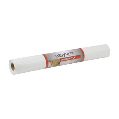 Duck Smooth Top EasyLiner, 20-inch x 6 Feet, White