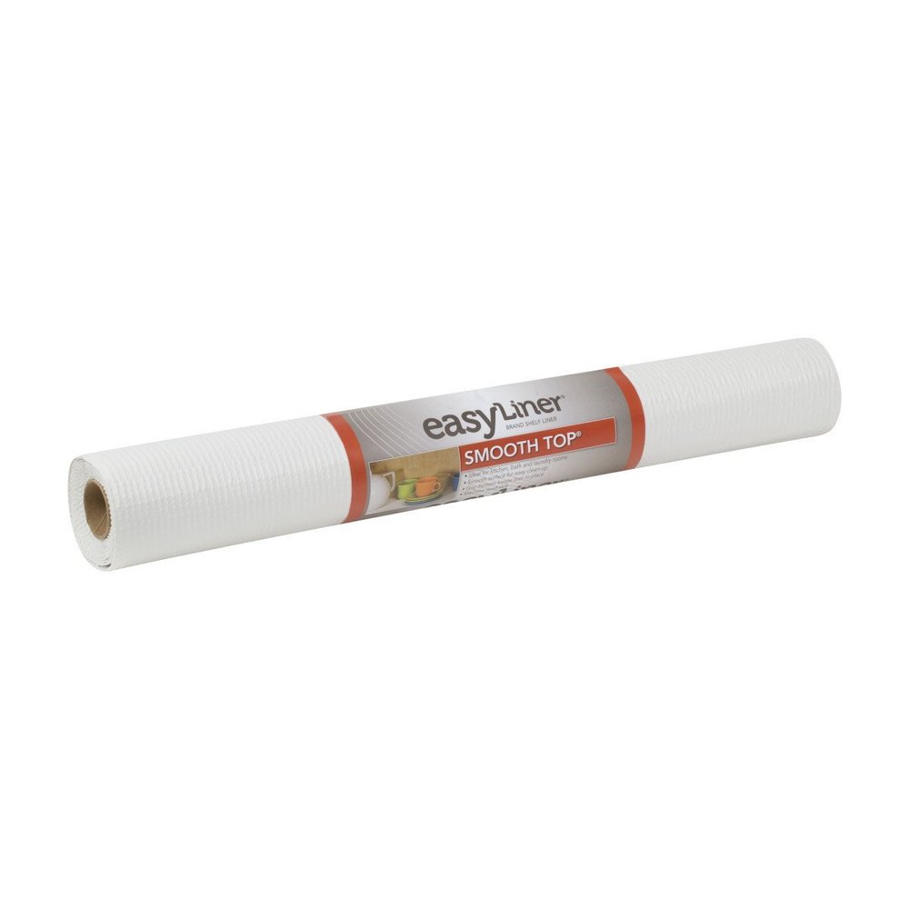Duck Smooth Top EasyLiner, 20-inch x 6 Feet, White