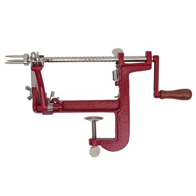 Fox Run Apple Peeling Machine with Clamp-On Base, Corer and Slicer, Stainless Steel
