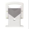 Hoan The Original Bagel Guillotine Slicer - 9.25-Inch Stainless Steel Blade Slicer - Safe and Efficient Easy Bagel Cutter for Muffins, Rolls, Buns with Precision Ground Serrated Blade (White) view 2