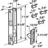 Prime-Line C 1033 Diecast Keyed Patio Sliding Door Handle Set for 1 In. to 1-1/8 In. Thick Sliding Glass Doors, Black (Single Pack) view 2