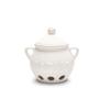 Fox Run Garlic Keeper and Storage, White Ceramic, 5.25" x 4.25" x 5.5" view 1