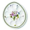 Portmeirion - Botanic Garden Sweet Pea Motif Devilled Egg Dish (12 Inches) - Holds 9 Deviled Eggs - Dishwasher Safe view 1