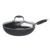 Anolon Advanced Hard Anodized Nonstick Frying Pan/ Fry Saute All Purpose Pan with Lid - 12 Inch, Gray view 1