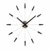 NeXtime Plug Inn Wall Clock, Silver/Black view 1
