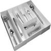 Dial Industries Expandable Silverware, Utensil and Cutlery Kitchen Drawer Organizer Tray, Extra Wide view 1