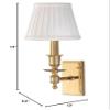 Hudson Valley Lighting Newport 1 Light Bath Vanity - 5.5 Inches Wide by 13 Inches High-Polished Brass Finish view 2