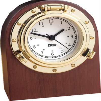 Weems & Plath Porthole Collection Desk Clock