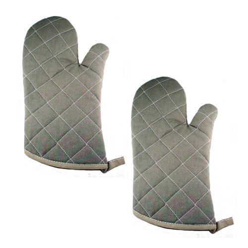NEW, 13-Inch Flame Resistant Oven Mitts, Flame Retardant Mitts, Oven Mitt, Heat Resistant to 400 F, Set of 2