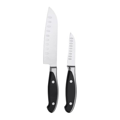 HENCKELS Forged Synergy 2-pc Asian Knife Set, Black/Stainless Steel