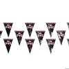 Pirate Banner - Pirate Pennant - 100 ft Jolly Roger Flag - 1 Piece - Pirate Party Decorations - Pirate Decor - Pirate Birthday Party Decorations - Skull Party - Pennants - Hanging Dcor view 1