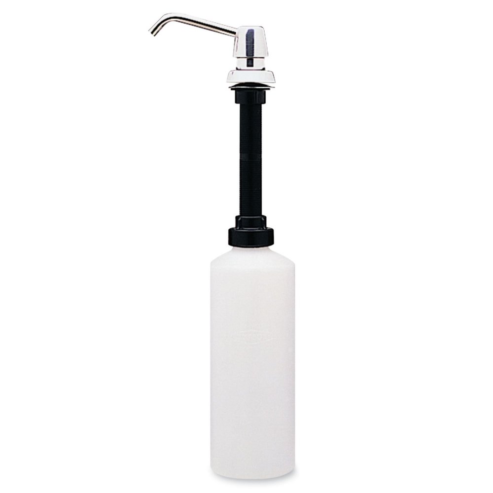 Bobrick B-822 Lavatory-Mounted Soap Dispenser, Stainless Steel