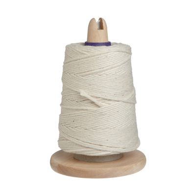 Regency Wraps Butchers Cooking Twine on Holder with Cutter, Heavy Duty, 500ft, 16 Ply, 2.4mm Food-Safe Cotton Kitchen String for Turkey Trussing, Meat Prep, Crafting