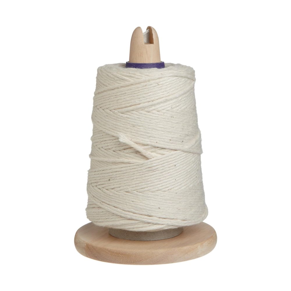 Regency Wraps Butchers Cooking Twine on Holder with Cutter, Heavy Duty, 500ft, 16 Ply, 2.4mm Food-Safe Cotton Kitchen String for Turkey Trussing, Meat Prep, Crafting