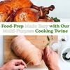 Regency Wraps Butchers Cooking Twine on Holder with Cutter, Heavy Duty, 500ft, 16 Ply, 2.4mm Food-Safe Cotton Kitchen String for Turkey Trussing, Meat Prep, Crafting view 2