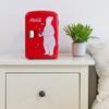 Coca Cola Polar Bear Mini Fridge Compact and Cute Refrigerator for Bedroom Office Dorm Travel Skincare Snacks and Drinks Small Portable Fridge with Adorable Polar Bear Design Perfect for Any Space view 3
