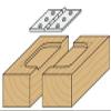 CMT 801.127.11B Mortising Bit with 1/2-Inch Diameter with 1/4-Inch Shank view 3