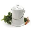 Norpro, White , 1 Gallon Ceramic Compost Keeper, One Size view 2