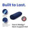 Sacro Wedgy Neck Support Roll Cervical Support Cushion with Removable Zipper Cover for Relaxation & Positioning Routines view 3