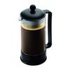 Bodum 34oz Brazil French Press Coffee Maker, High-Heat Borosilicate Glass, Black - Made in Portugal view 2