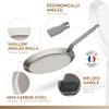 Matfer Bourgeat Black Carbon Steel Crpe Pan, 7" view 2