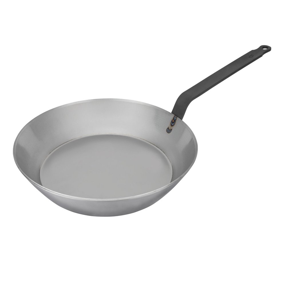 Matfer Bourgeat Black Carbon Steel Frying Pan, 11"