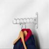 Spectrum 35000 Diversified Wall Mount Hanger Holder Closet Organizer, White view 2
