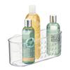 iDesign Hanging Suction Shower Caddy Basket for Bathroom Storage - Clear - Made in USA view 1