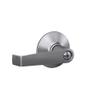 Schlage F40 ELA 626 Elan Door Lever, Bed & Bath Privacy Lock, Satin Chrome view 1