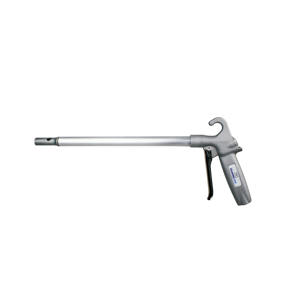 Guardair XtraThrust Safety Air Gun - 24 inch Aluminum Extension, Pistol Style Grip, OSHA Compliant Alloy Nozzle, 1/4 Inch FNPT Inlet (75XT024AA)