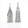 Godinger Empire State and Chrysler Building Salt and Pepper Shakers, Red view 1