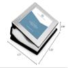 Zilverstad Smooth Album with Approximately 100 Photos, 6.5 x 13.6 x 17.2 cm, Silver view 2