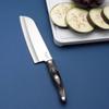 Cutco Cutlery Model 1766 Santoku Knife. 7.0" High Carbon Stainless Straight Edge Blade.5.6" Classic Brown Handle (sometimes Called "black") In Factory-sealed Plastic Bag. view 2