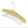Whitmor Wooden Tie Rack Hanger for Closet, Necktie Holder Organizer with 24 Folding Hooks, 360 Degree Rotating Tie Rack for Men Ties, Belts, Scarves, Tank Tops, Accessories, 1 Pack view 1