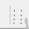Whitmor 4-Tier Folding Skirt Hanger Chrome / Black view 3